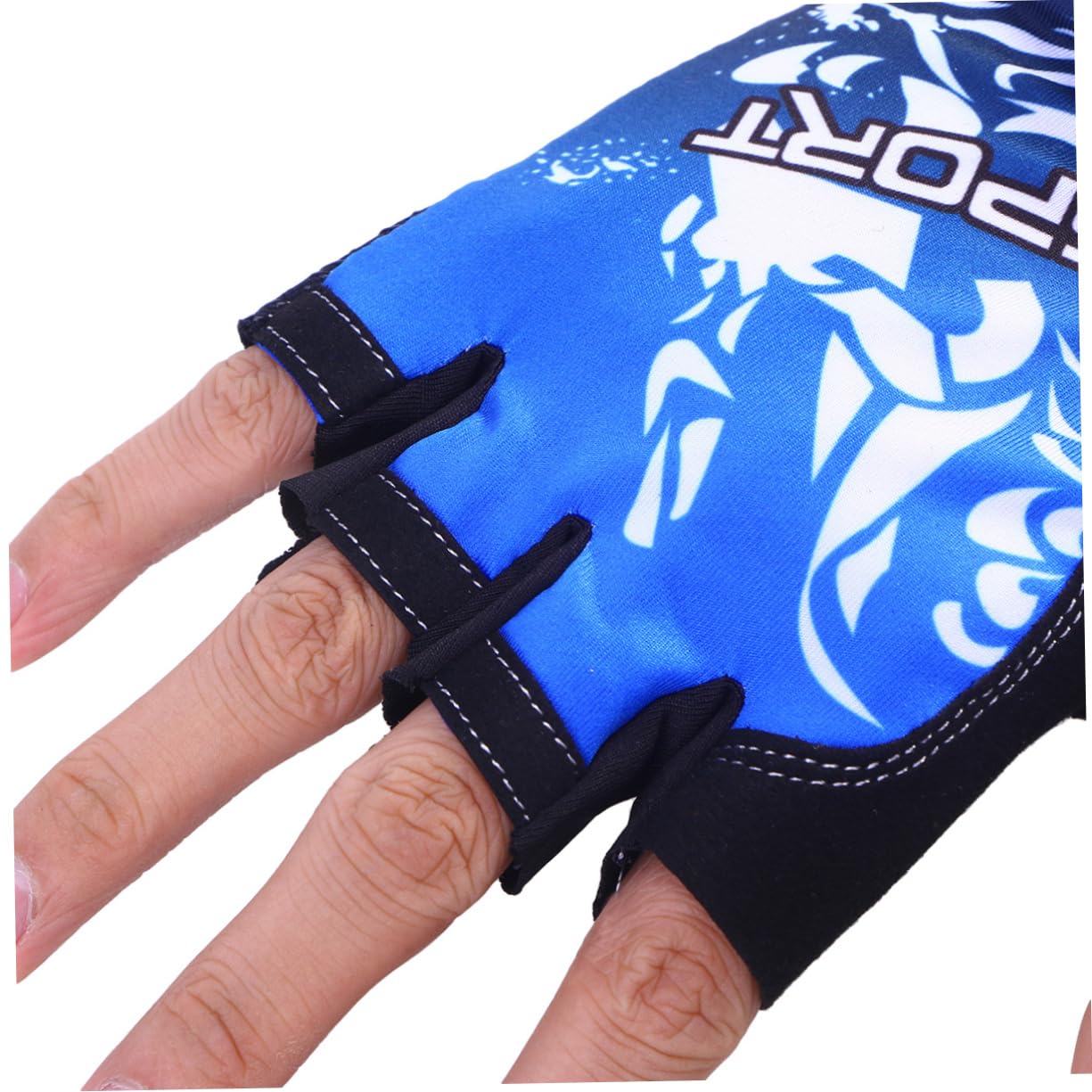 BESTonZON Men's/Female Half Finger Gloves Cycling Gloves Breathable Workout Size (