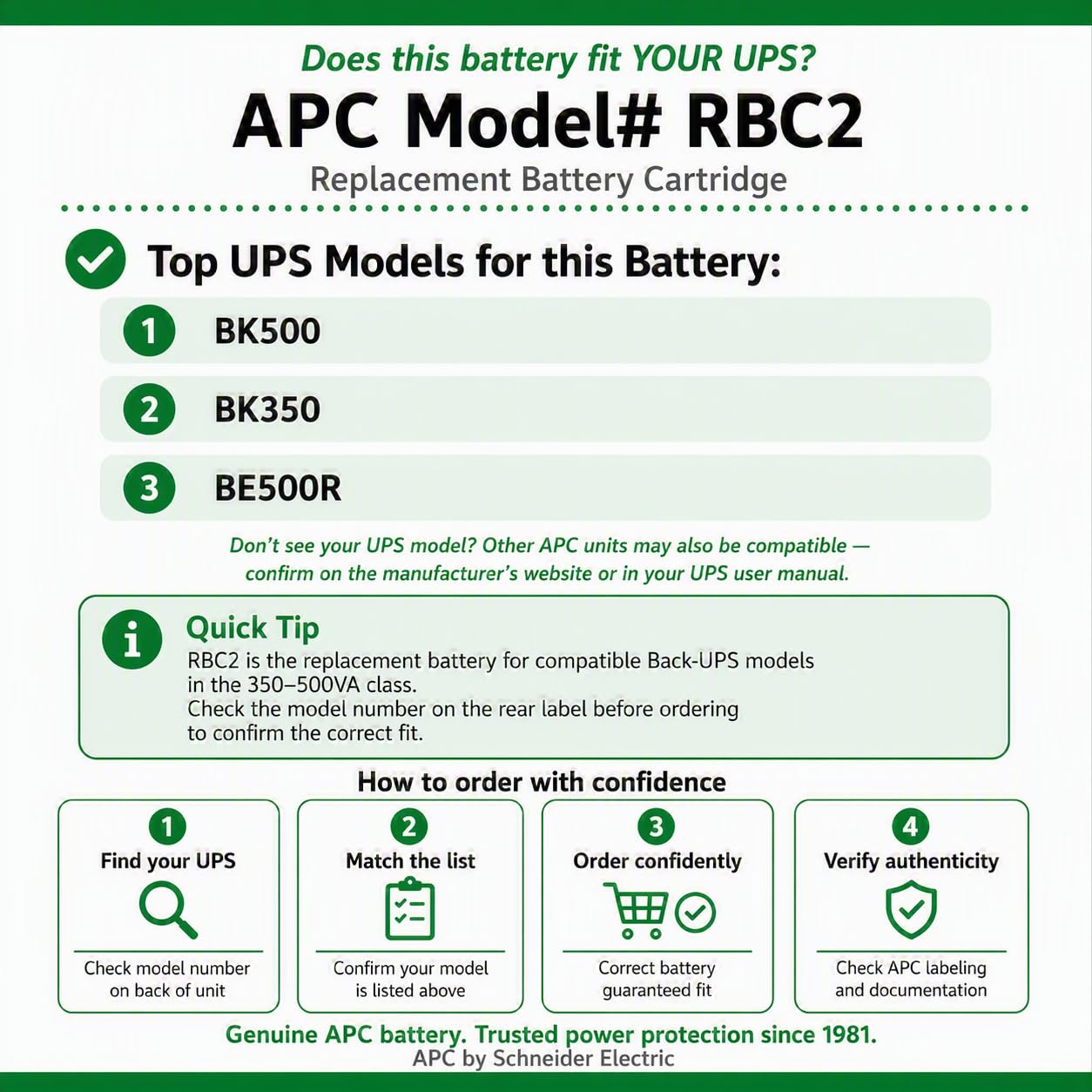 APC RBC2