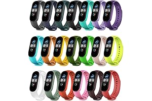 Bond Touch Band: Adjustable Silicone Wristband for Mi Band 6/5, Amazfit Band 5