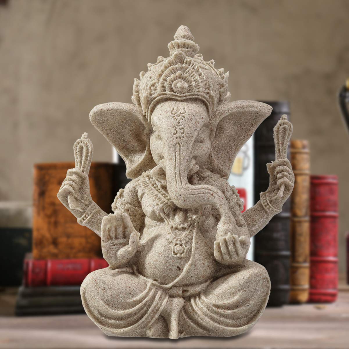 Buy FAVOMOTO Statue of Elephant Hindu God Ganesha Resin Buddha Statue