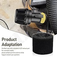 Vista 6 de Muffler Diffuser Wet/Dry Vac Attachment (2-1/2 inch) CMXZVBE38660 Compatible with Craftsman Shop Vacuums Diffuser with Replacement Sponge