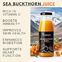 Simply Earth Sea Buckthorn Pulp Liquid Concentrate, Rich in Omega 3-6-7-9, Vitamin C & Antioxidants, Superfood for Immunity, Skin & Heart Health, 300 ML gallery image