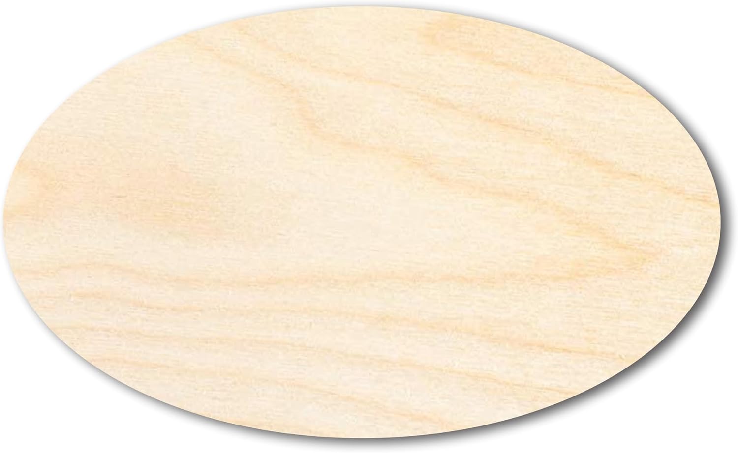 Unfinished Wood Oval Shape Craft up to 46" DIY 16" / 1"