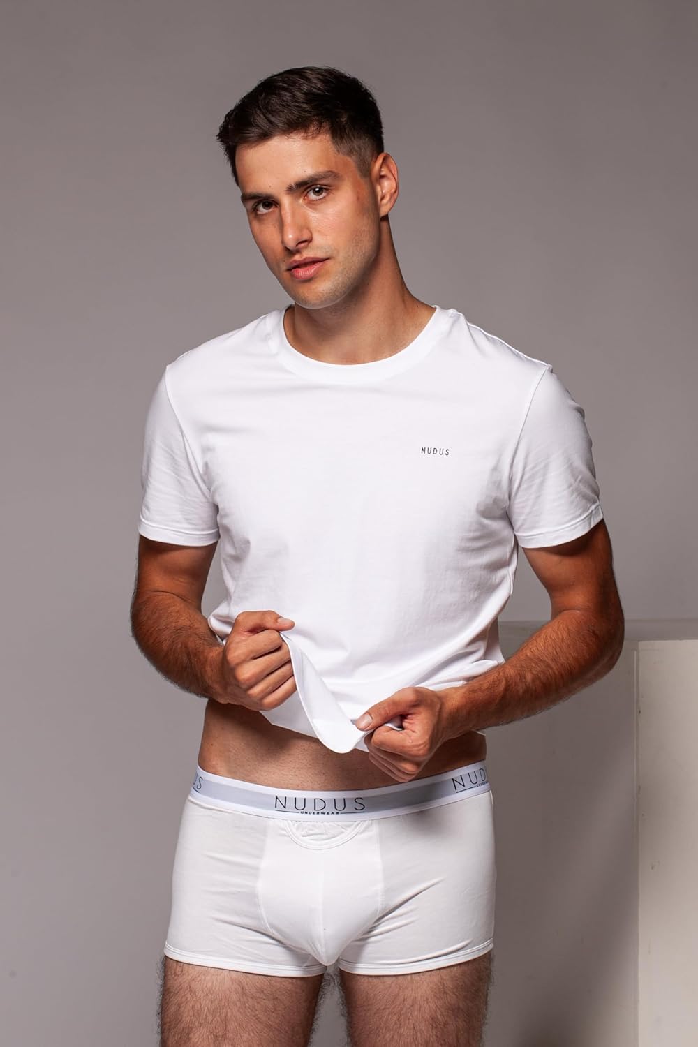 NUDUS Men’s Premium Cotton T-Shirts – Pack of 2 Tees – Luxury Slim Fit Undershirts & Casual Shirts for Men - Crew Neck - Image 5