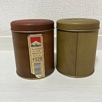Amazon.co.jp: マルボロ 灰皿 レトロ 缶 タバコグッズ : ファッション