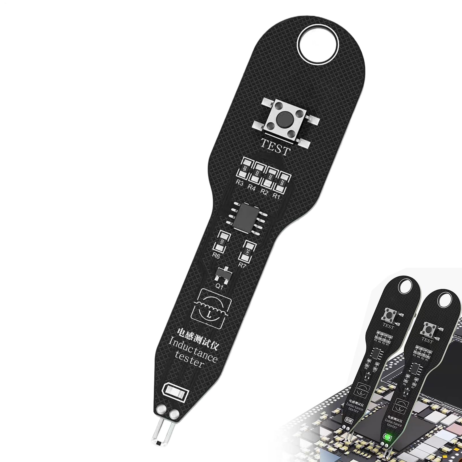 Tester per circuiti elettronici, tester per manutenzione a induzione elettromagnetica, rilevatore di precisione professionale per telefoni, elettronica, riparazione fai da te e diagnostica di circuiti