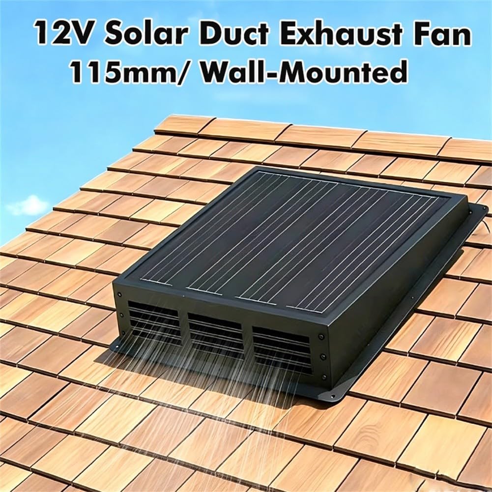 Solar-Abluftventilator 25 W 2500 U/min Dachlüfter