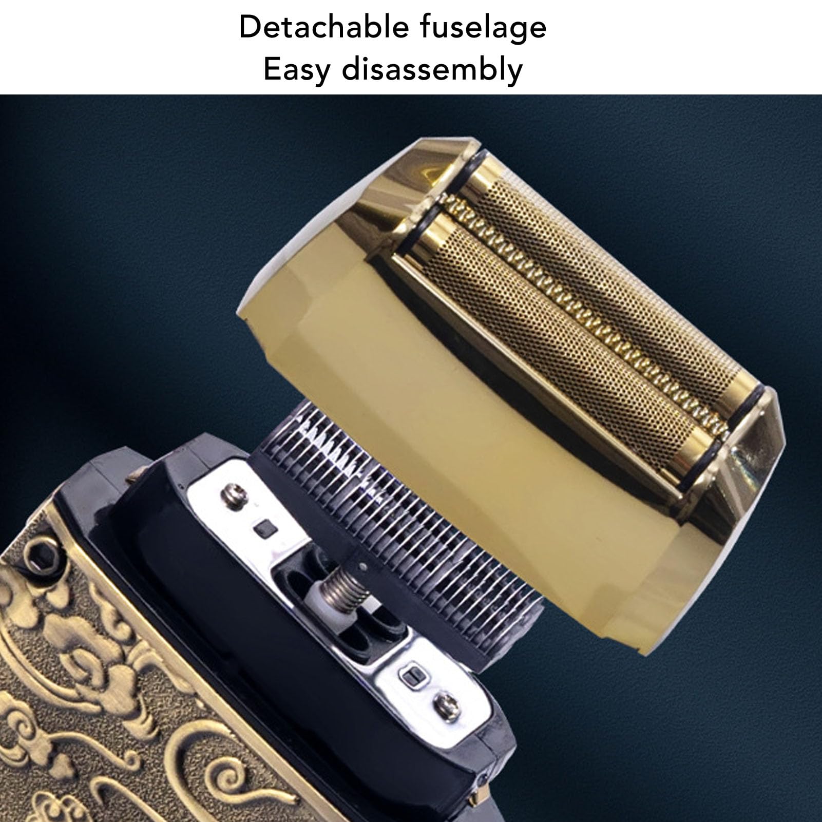 YUYTE Tagliacapelli Professionale per Uomo con Lamina, Tagliacapelli e Barba Elettrico con Display LCD, Kit per la Toelettatura