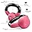 Yes4All Kettlebell, Pair 5 LB Neoprene Coated Cast Iron Kettlebells, Wide Grip Handle & Flat Bottom for Swings, Squats, Deadlifts, Push Ups & Full Body Training at Home Gym