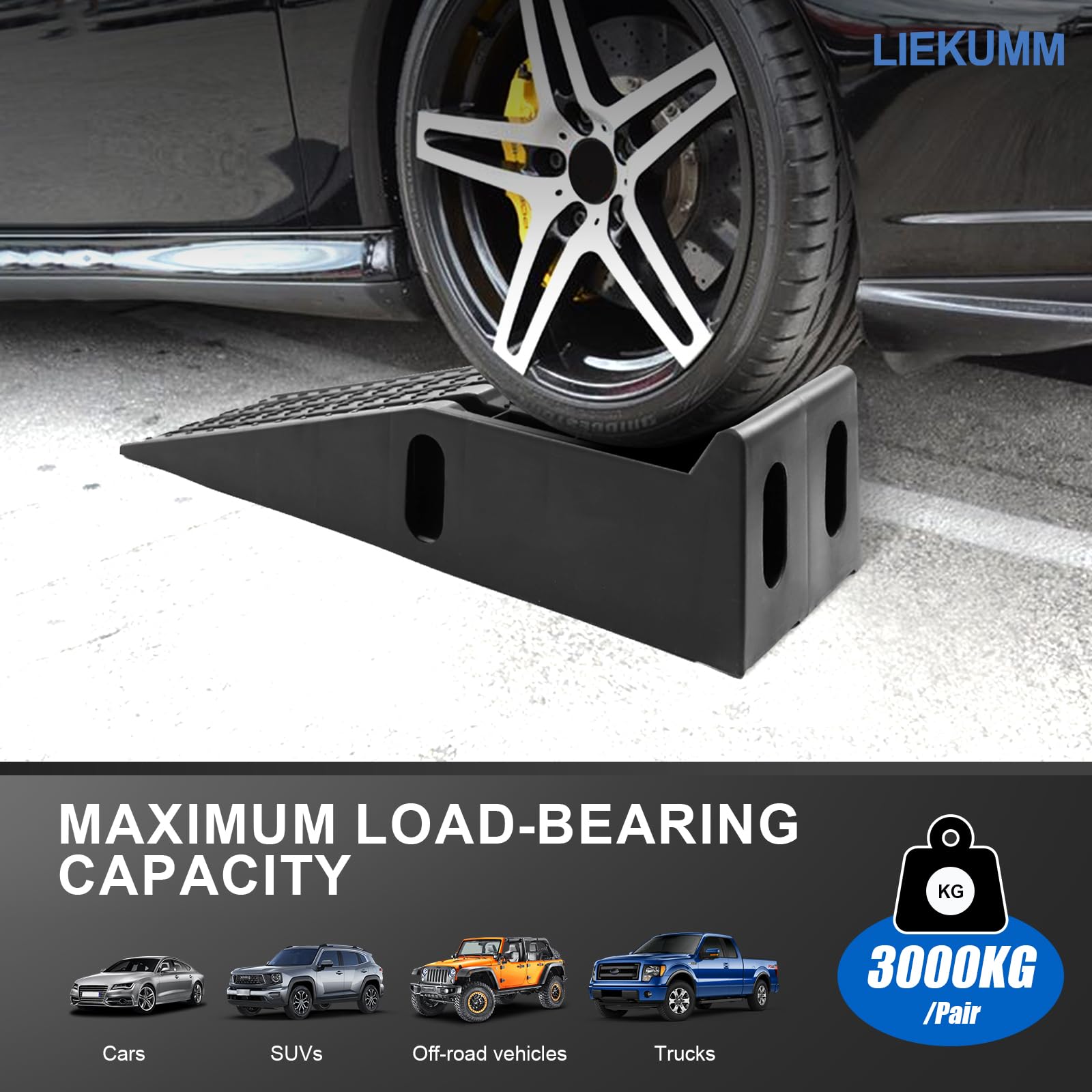 Amazon.co.jp: LIEKUMM カースロープ 車スロープ タイヤスロープ 高さ 