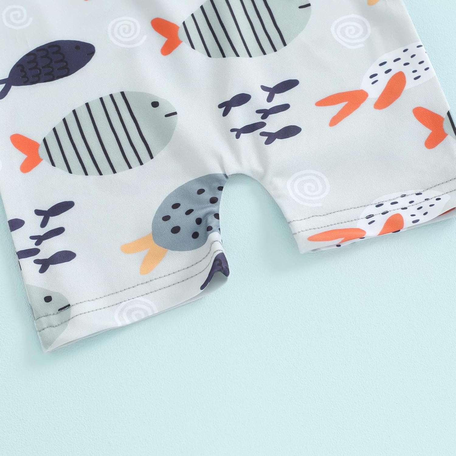 Hnyenmcko Infant Baby Boy Girls Rash Guard Swimsuit Short Sleeve Zipper Bathing Suit Toddler One Piece Swimwear Sunsuit - Image 6