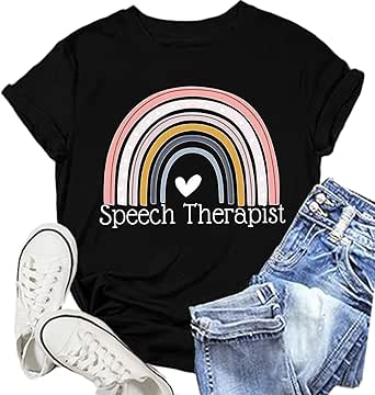 Speech Therapy Shirt For Women - Speech Language Pathologist Therapist Tee