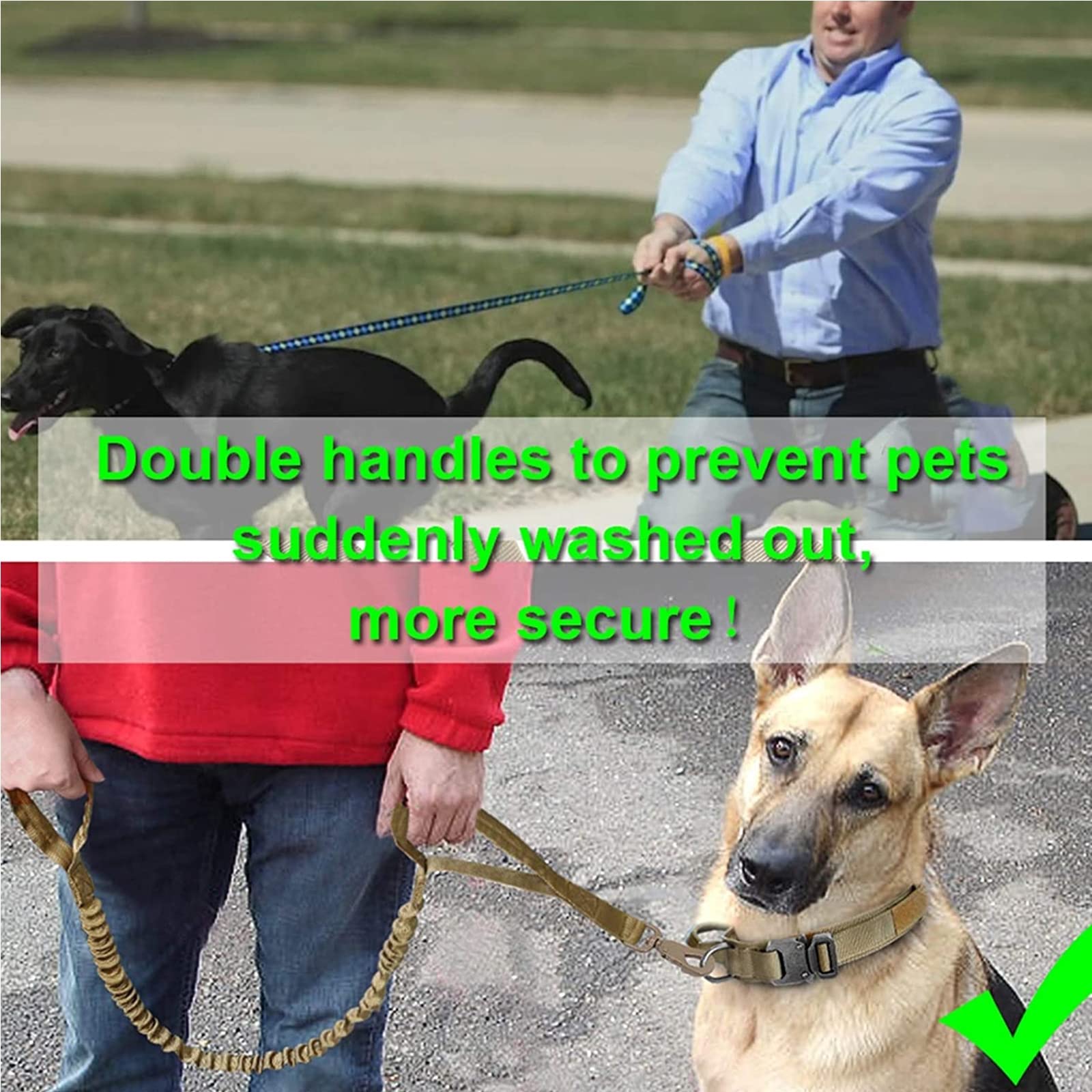 Pettorina Militare Tattica + Guinzaglio Per Cane, Pettorina Tattica Media E Grande Per Cani,Gilet Militare Per Cani Con Maniglie,Per Addestramento Passeggiate E Cani Lavoro,Cp,XL