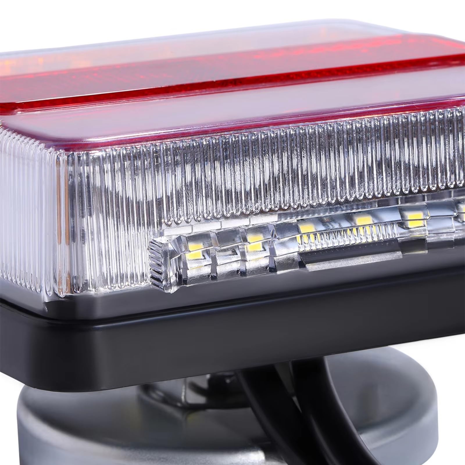 Conjuntos de Luces traseras magnéticas de 12 V para Remolque, Kit de Luces traseras con Cable de 7,5 m y Placa de Enchufe de 7 Pines para automóviles, Camiones y Plataformas.