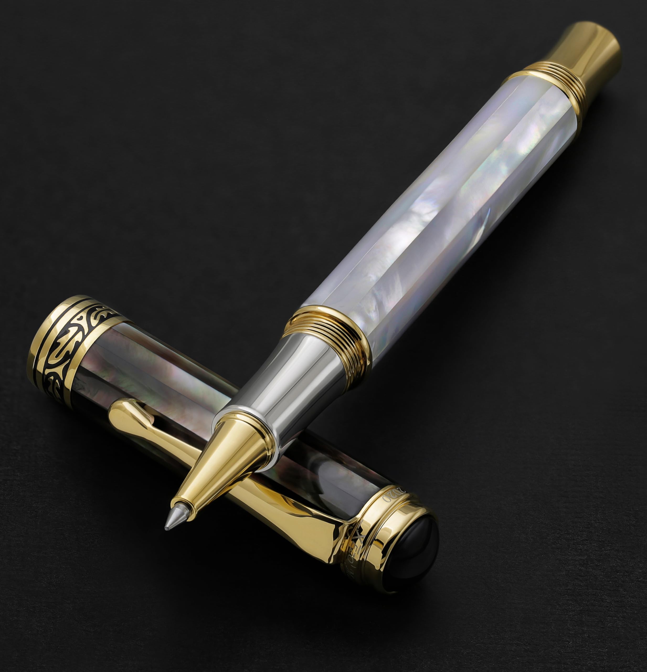 Amazon | Xezo Maestro ファインローラーボールペン玉虫色の海洋起源