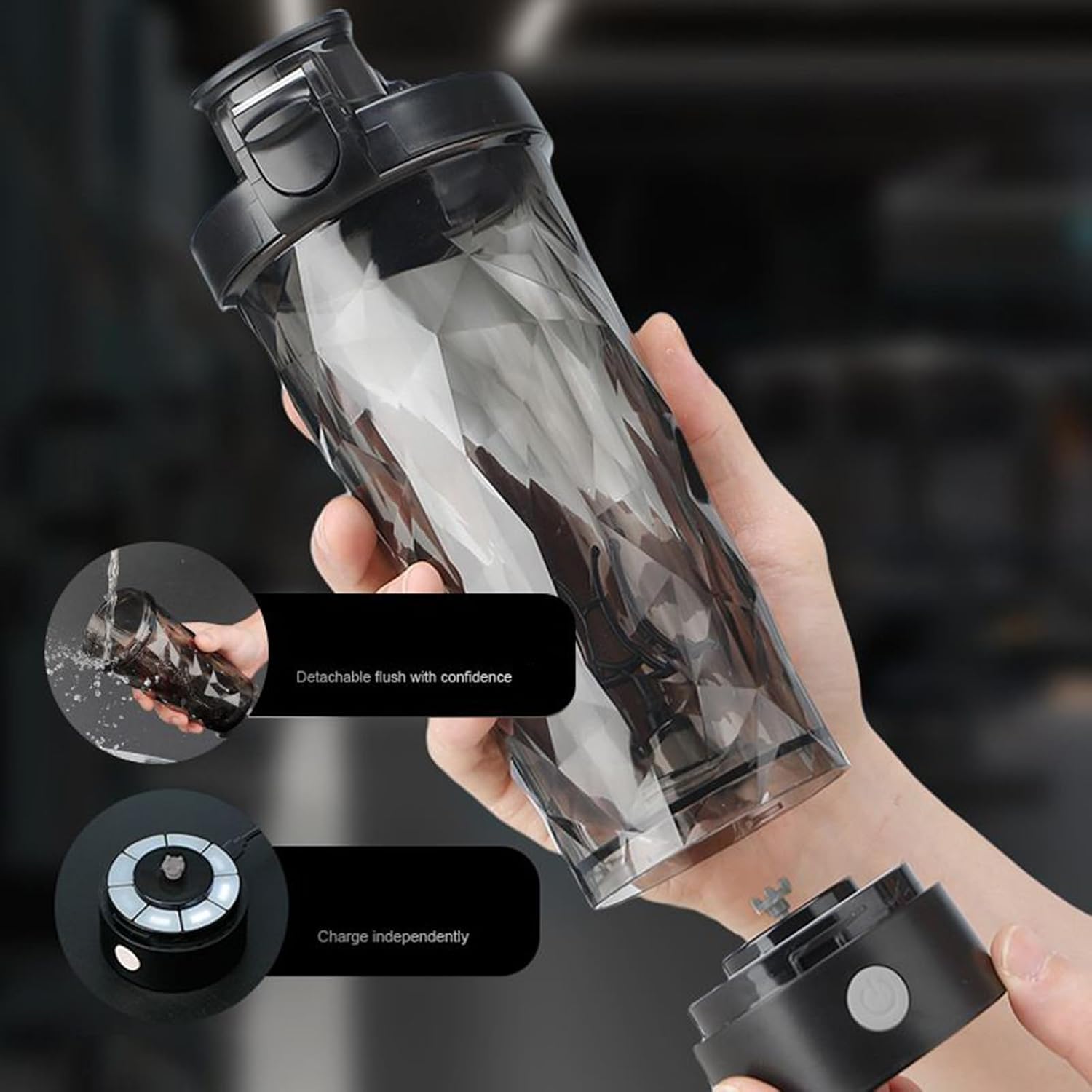 Electric Coffee Cup | 700ml Portable Mixer | Automatic Mixing Cup | for Women Men Home Workplace Outdoor Travel Commute Camping Gym