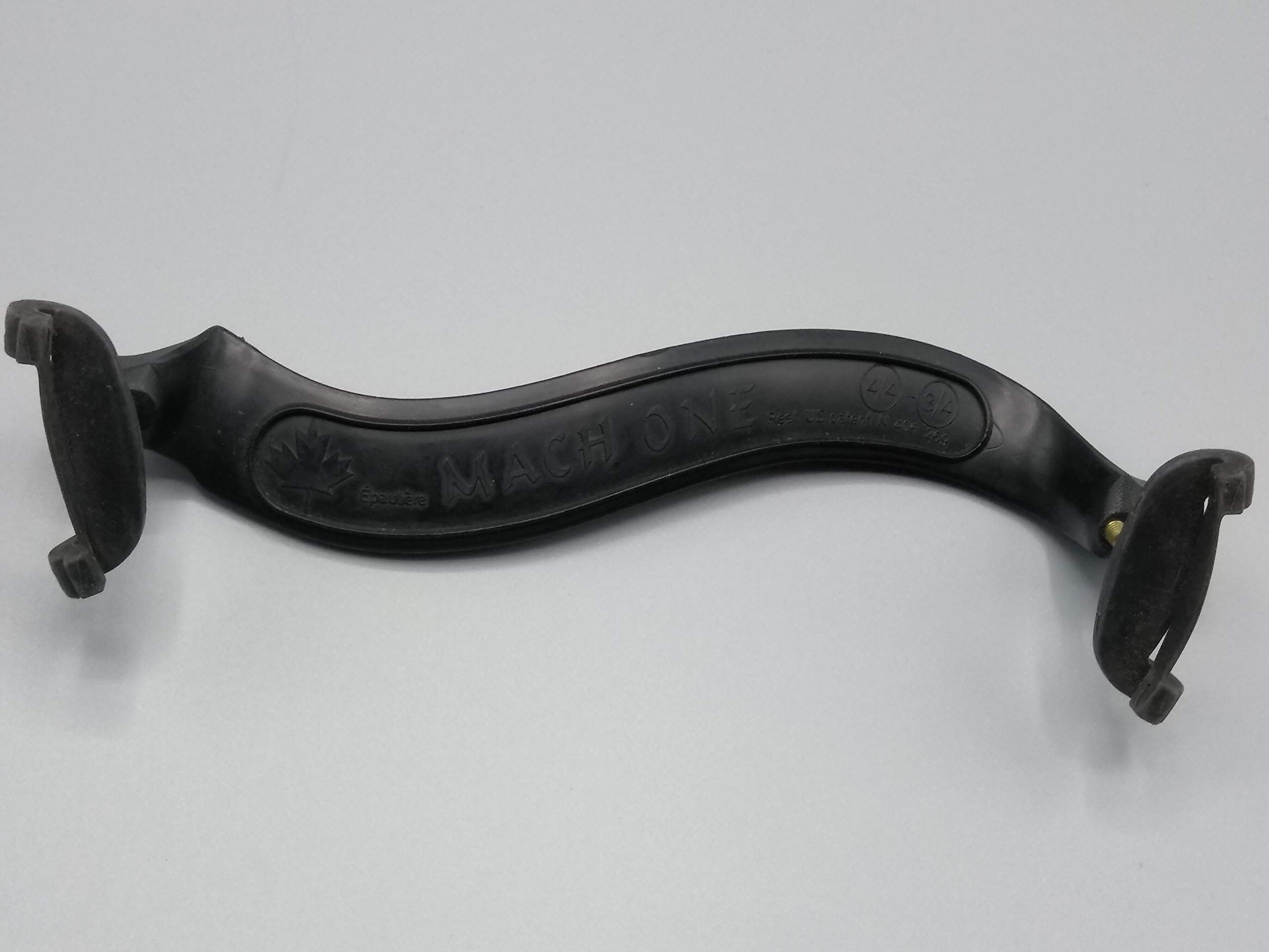 Image secondaire de Épaulière de violon Mach One 4/4-3/4 en plastique avec support en cuir