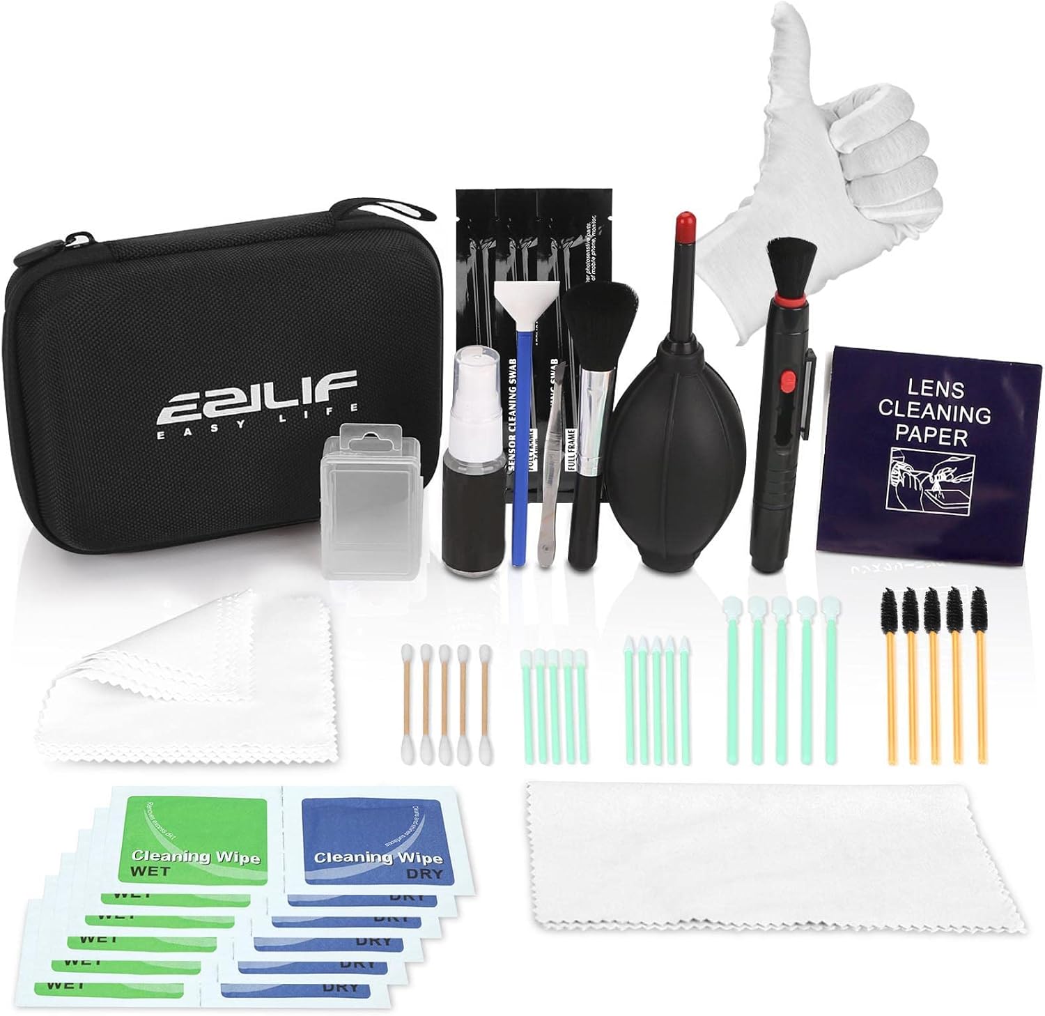 Ezilif Kamera Reinigungsset, Objektiv Reinigungsset mit 17 Stück ...