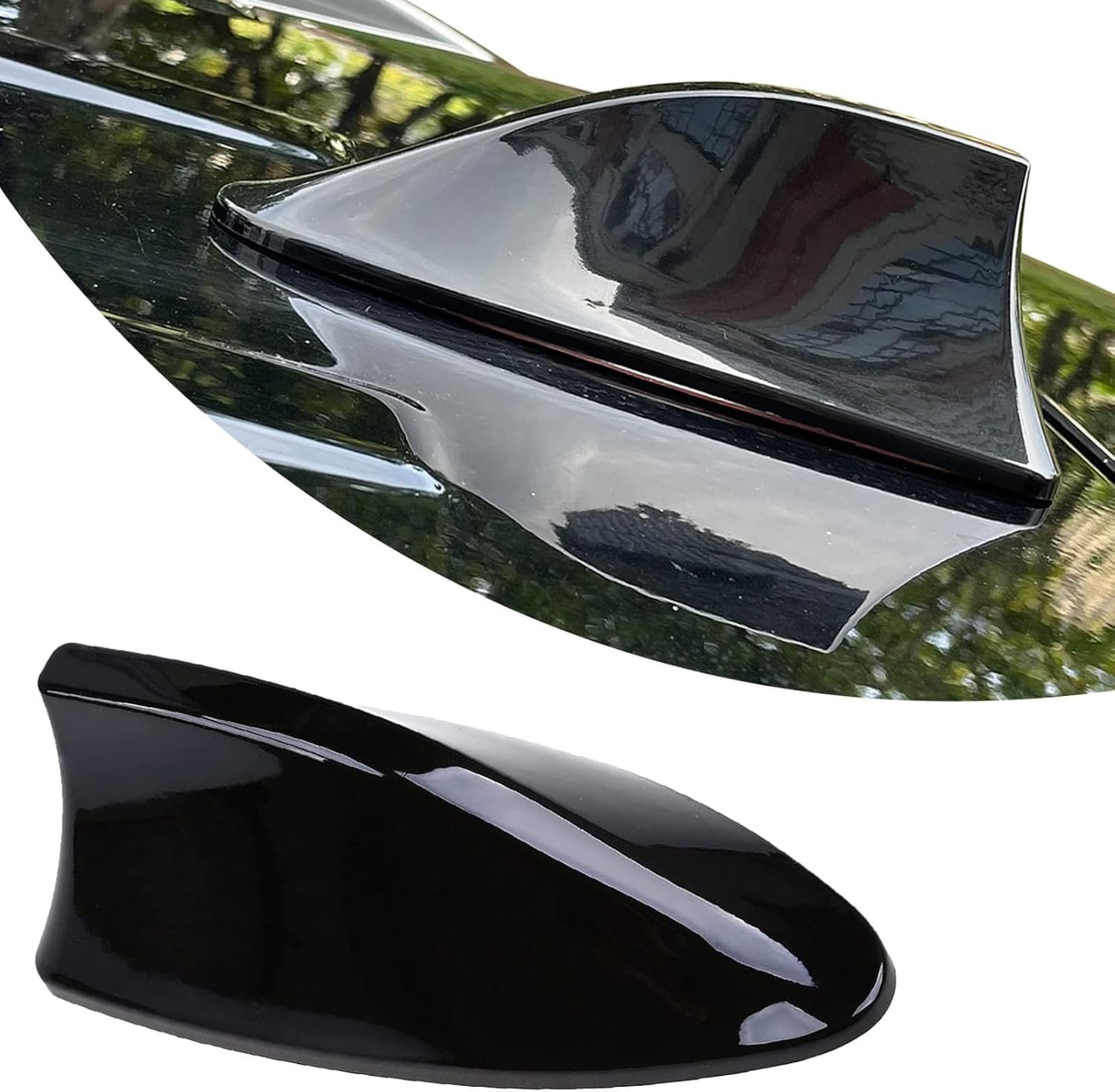 SHLAISXBDRG Car Shark Fin Aerial for Fiat 500e EV Hatchback 2025
