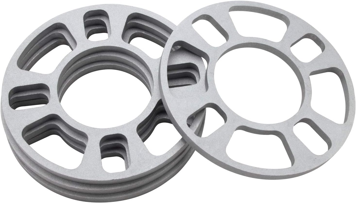 DCVAMOUS 4PC 4X98 4X100 4X108 4X110 4X112 4X114.3 4X120 4X4 4X4.25 4X4.5 4X4.75 Universal Wheel Spacers 5/16 Inch Thick (8mm) for 4 Lug Rims Bolt Pattern 98mm to 120mm