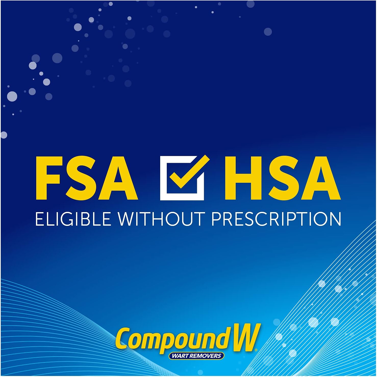 Compound W Maximum Strength One Step Invisible Wart Remover Strips, 14 Count : Health & Household