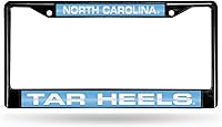 Vista 174 de Rico Industries NCAA Black Laser Cut Chrome Frame 12" x 6" Black Laser Cut Chrome Frame - Car/Truck/SUV Automobile Accessory