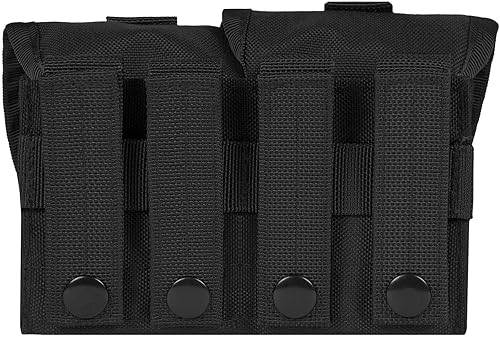 Miniatura 9 de Bolsas tácticas bolsa doble para granadas fragmentadas, bolsas de herramientas Molle EDC para caza de tiro de equipos de airsoft