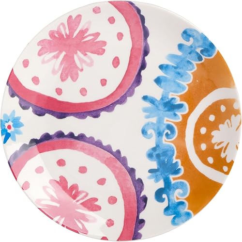 Miniatura 6 de Spice by Tia Mowry Savory Saffron - Juego de vajilla de porcelana resistente a las astillas y los arañazos, color oro miel, 18 piezas