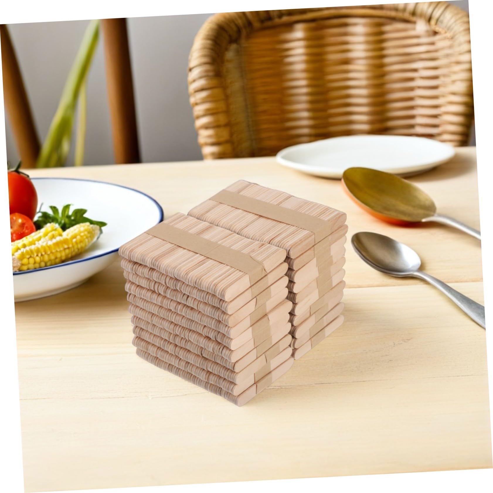 iplusmile 1000piezas Palitos de Madera para Manualidades para Proyectos de Arte Actividades el Aula y Manualidades de Madera