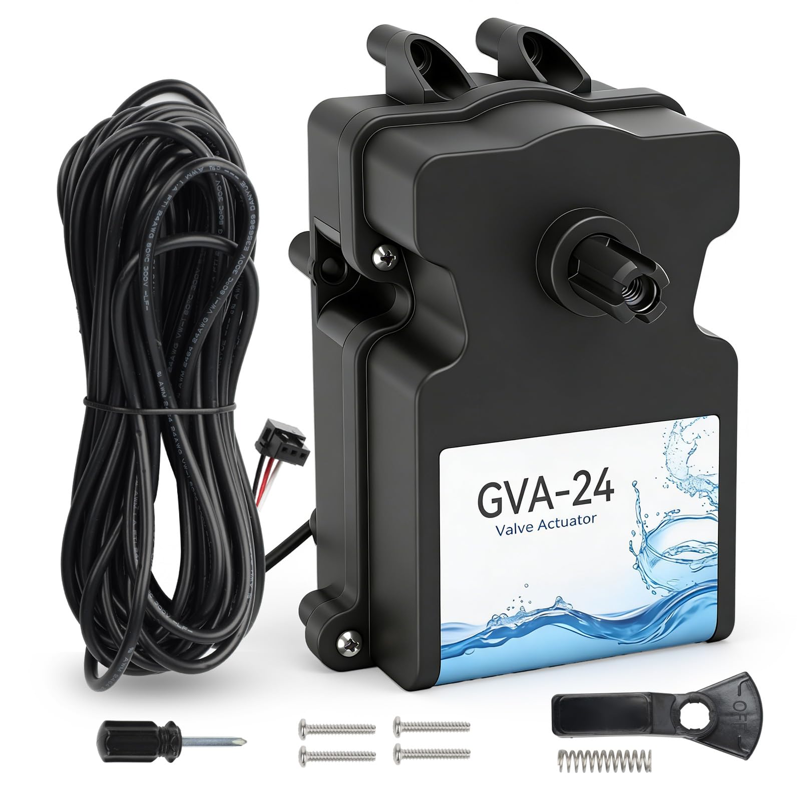 Photo 1 of Zeazsa Pool Valve Actuator, 24V with 15-Foot Cable – Compatible with Hayward GVA-24, Ideal Replacement for 2-Port & 3-Port Valves – Works with Pool & Spa Automation Systems