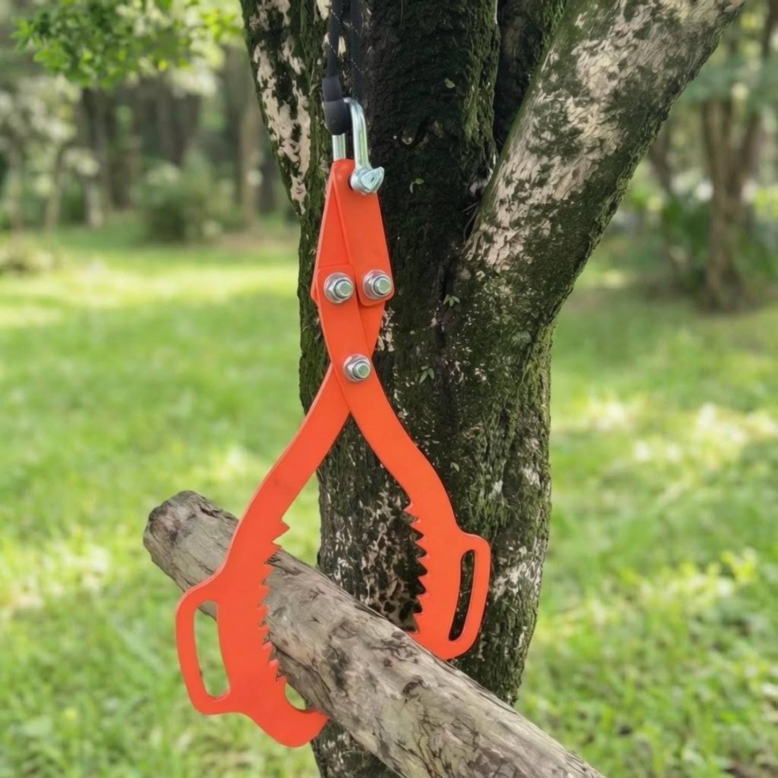 Sharplace Gancho de Placa de Acero de Elevación de Agarre Garra para Troncos Abrazadera de Sujeción Fabricada en Acero Estructura Robusta para, 28 Pulgadas