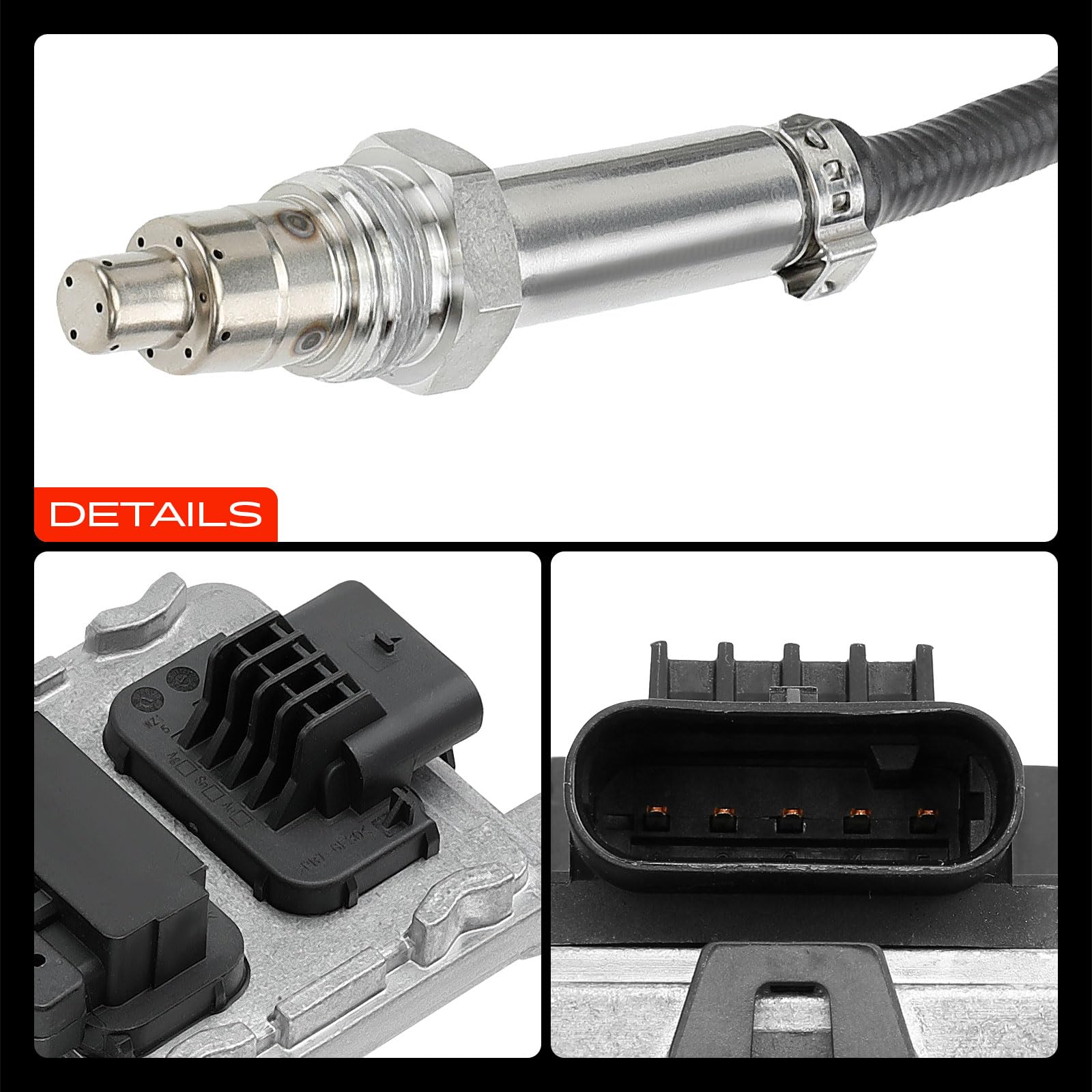 Frankberg Sensore NOx Sensore Nox a 5 poli Compatibile con Classe A W177 B-Class W247 Classe C W205 CLA C118 CLS C257 Classe E W213 GLC X253 GLE V167 Replace# 0009058011