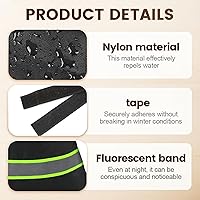 Vista 5 de Fundas para grifos de exterior para invierno, 9.8" x 6.3" cubierta de espiga aislada, fundas impermeables para boquillas de manguera para protección