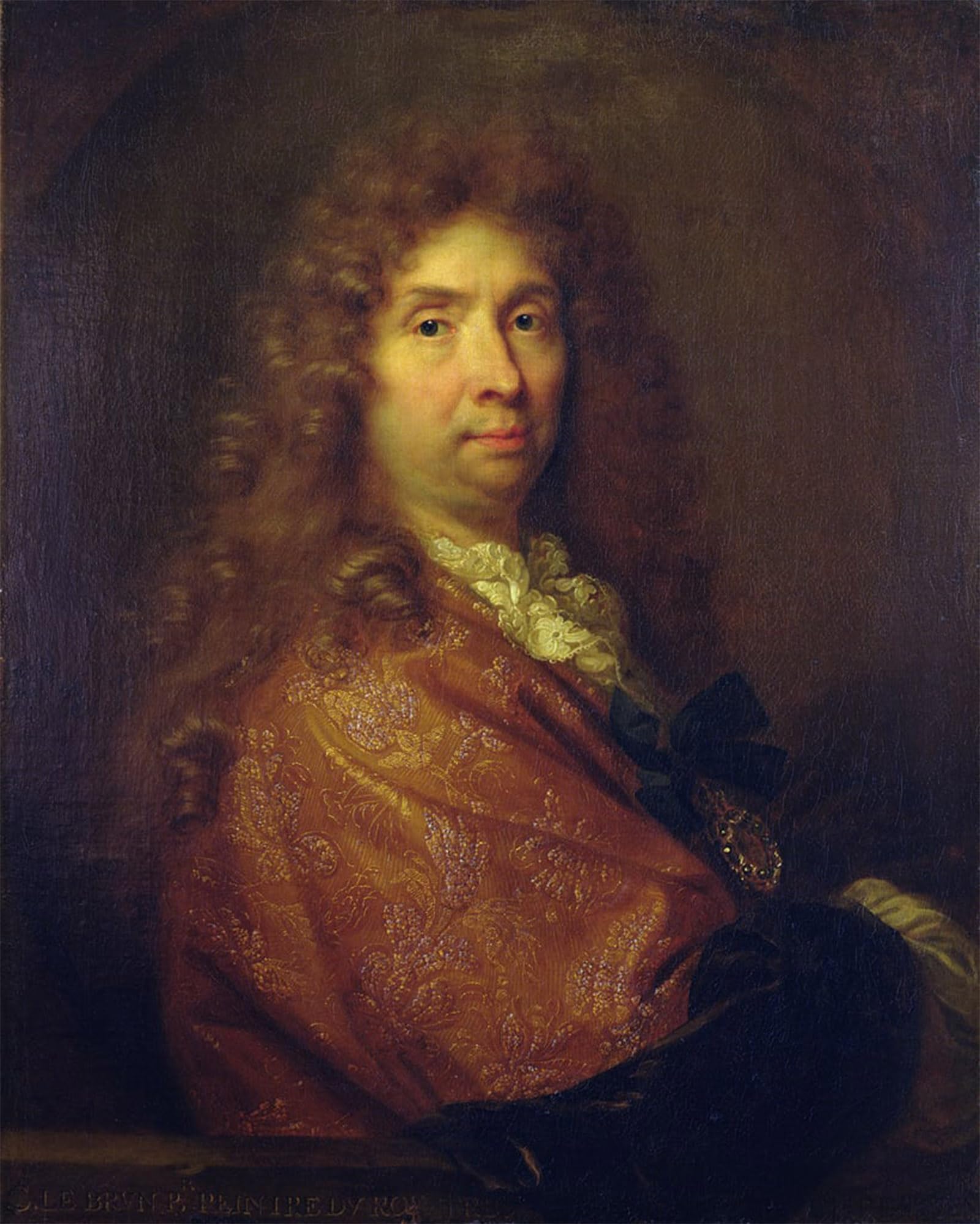 POSTERIIk Famous Animal Posters Vintage Picture Self Portrait by Charles Le Brun Modern Wall Decor for Home Decor 60x90cm