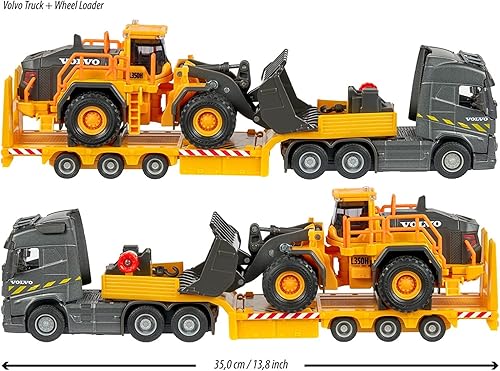 Miniatura 4 de Majorette - Grand Series - Volvo Truck + Charger L350H - 13.8 in (escala 1:43) - Sonidos y luces - a partir de 3 años - 213726000