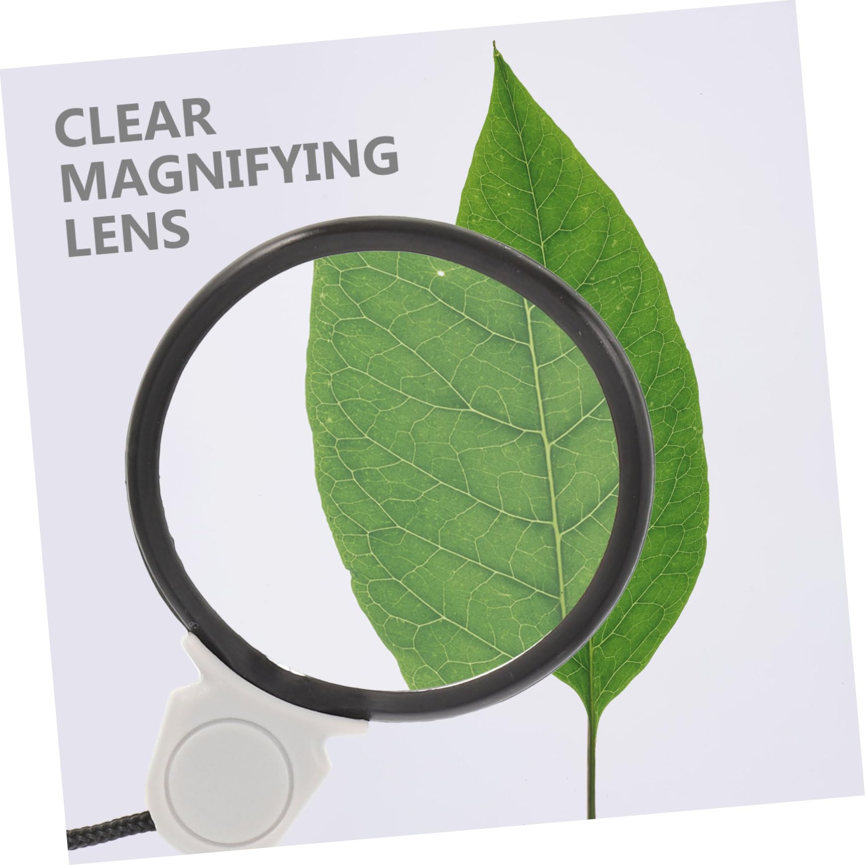 Beatifufu Monocle Magnifying Lens Pendant for Men - Useful Necklace Magnifier for Map Reading and Small Print - Ideal Eye Aid Monocle Reading Glasses Elegant Eyepiece for Jewelry and Coin