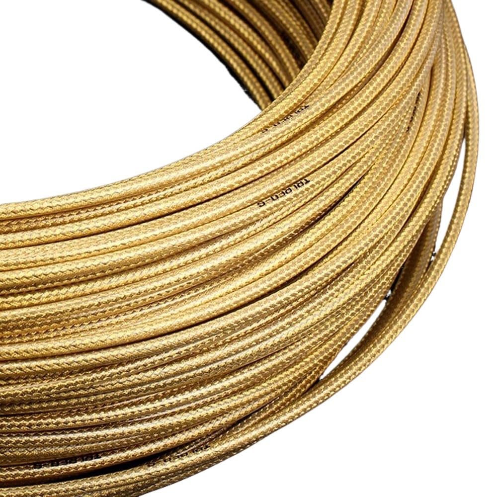 Bicycle Brake line, Steel Weaving Bicycle Brake Shift Cable Housing 3.0m 5mm Multicolor for MTB Road Bike(Brake Gold)