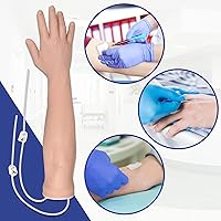 Vista 6 de Medarchitect IV Kit de práctica de brazo de inyección y flebotomía con infusión intravenosa, extracción de sangre, técnicas de venopuntura