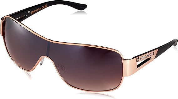 SOUTHPOLE Metal Shield UV Protective Rectangular Sunglasses