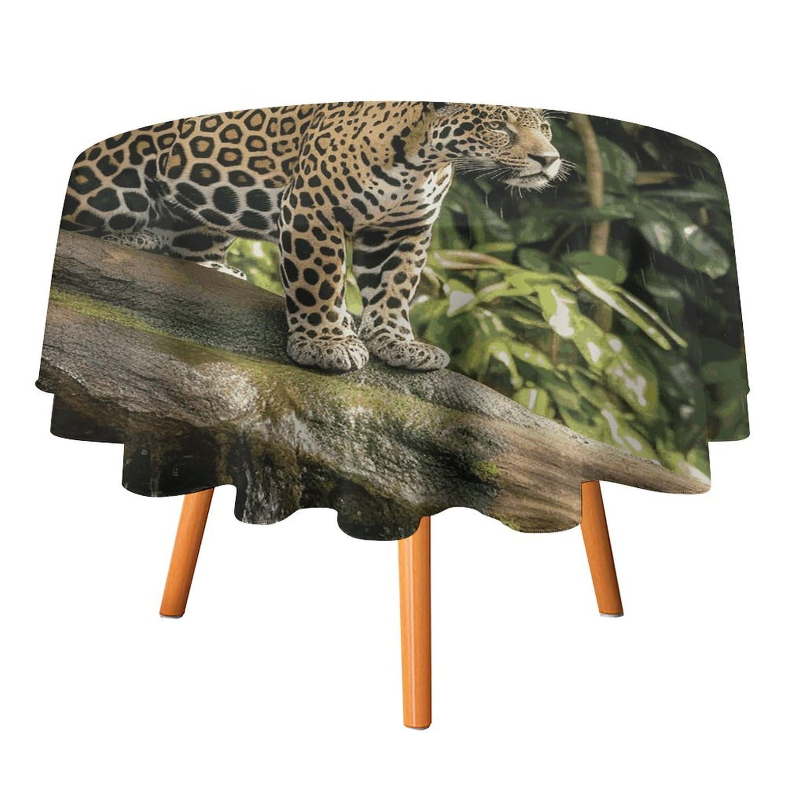 Nappe ronde chat anti-tache : protégez votre table des accidents
