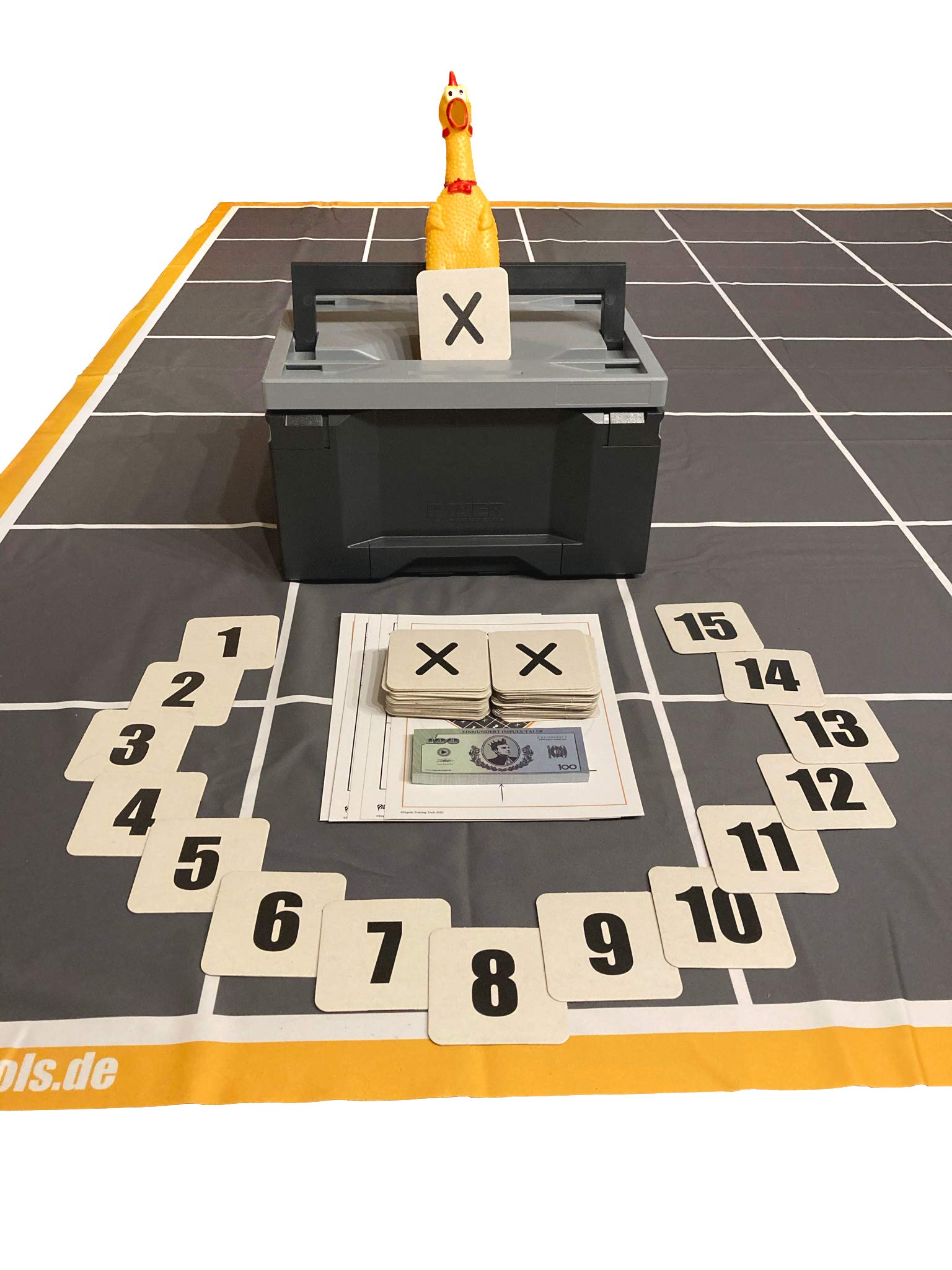 4 erlebnispädagogische Kooperationsspiele in einem Set | Team Labyrinth, Krypto-Analytiker, Namensduell, Henriette