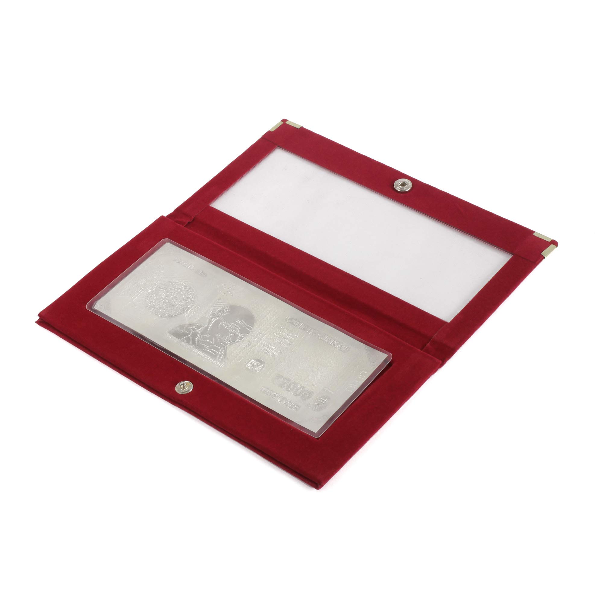 Silver Currency Note With Velvet Cover For Gifting By JEWEL FUEL (B00P6S9G88) Amazon Price History, Amazon Price Tracker