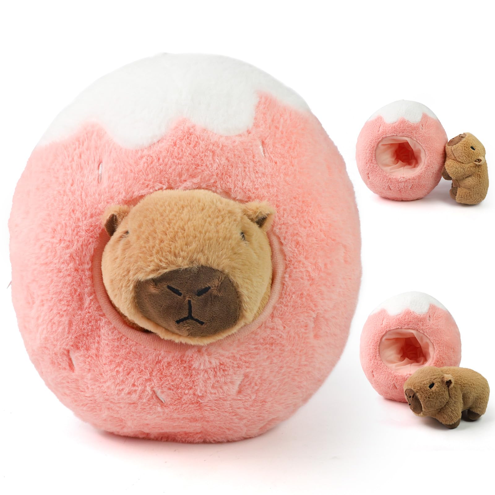 LHOEST Large Capybara Plush toy 30CM Teddy Capybara Gifts for Girls Boys