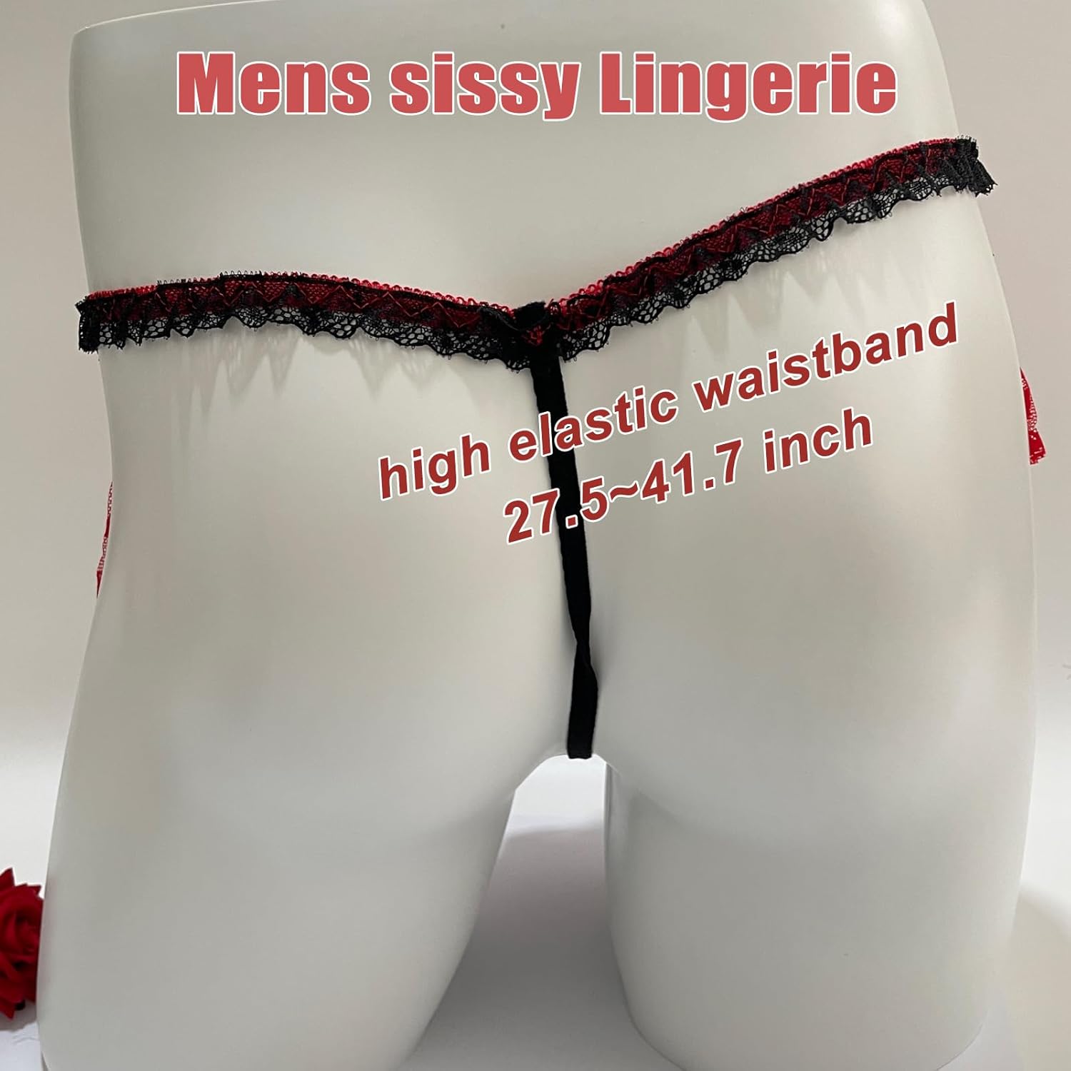 Men's Lace Panties Skirted Sissy Underwear For Men Sexy Lingerie Femboy - Image 4