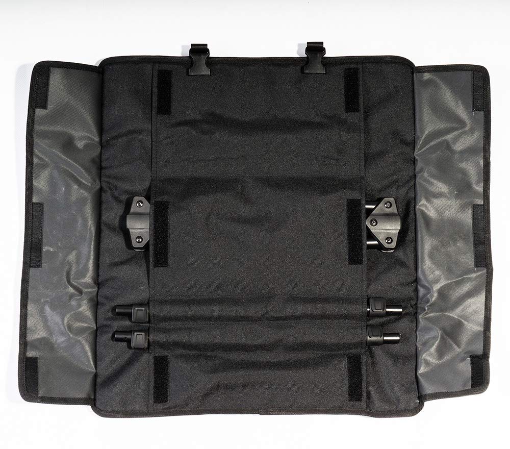 Sonik Rod Pod Vader X 3 Ruten inkl. Transporttasche - Rutenauflage für Karpfenangeler in Schwarz - Kompaktes Aluminium Pod zum Angeln auf Karpfen