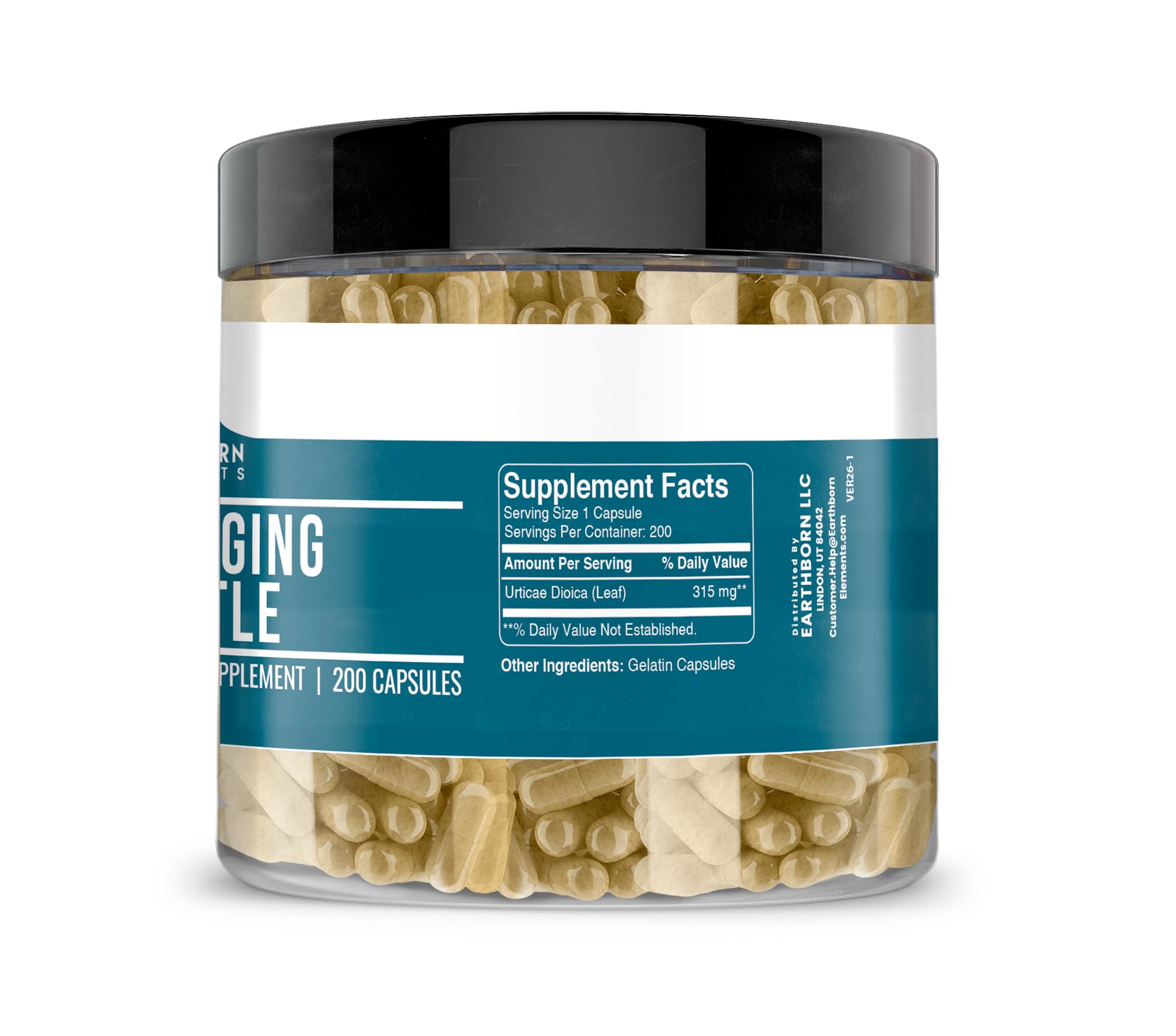 Earthborn Elements, Stinging Nettle, 200 Capsules — Amazon image 2