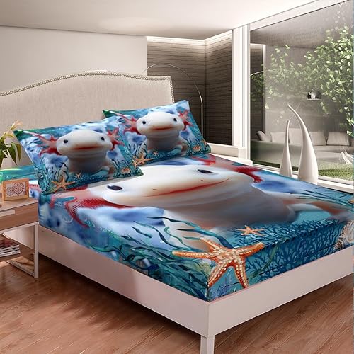 Miniatura 142 de Castle Fairy Juego de sábanas con temática de Halloween, tamaño Queen, juego de ropa de cama con estampado de animales de murciélagos negros