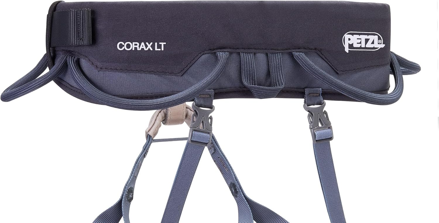 PETZL CORAX LT Unisex Harness - Comfortable, Durable, and Versatile Rock Climbing Harness