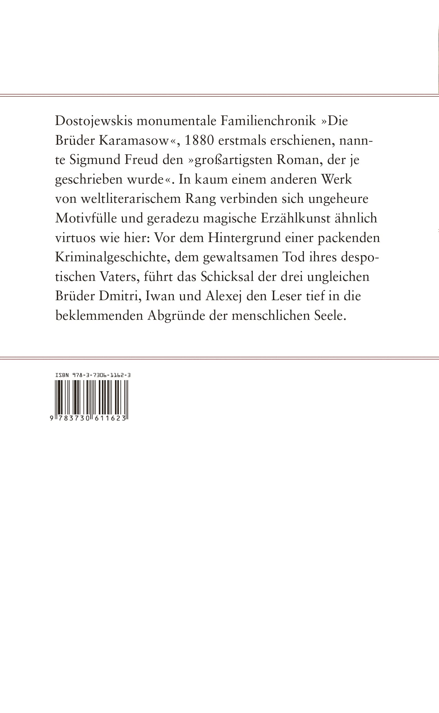 Die Brüder Karamasow: Gebunden in feingeprägter Leinenstruktur auf Naturpapier, mit Schutzumschlag und Goldprägung (Weltliteratur Dünndruckausgabe, Band 18)