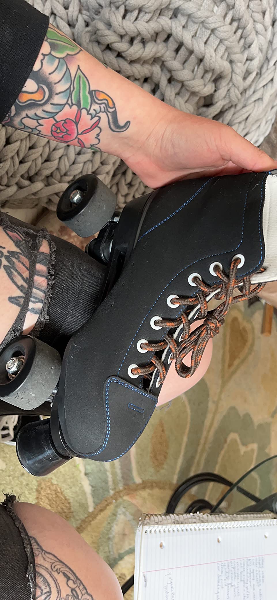 10/mo Finance XUDREZ Cowhide Roller Skates for Women and Men High